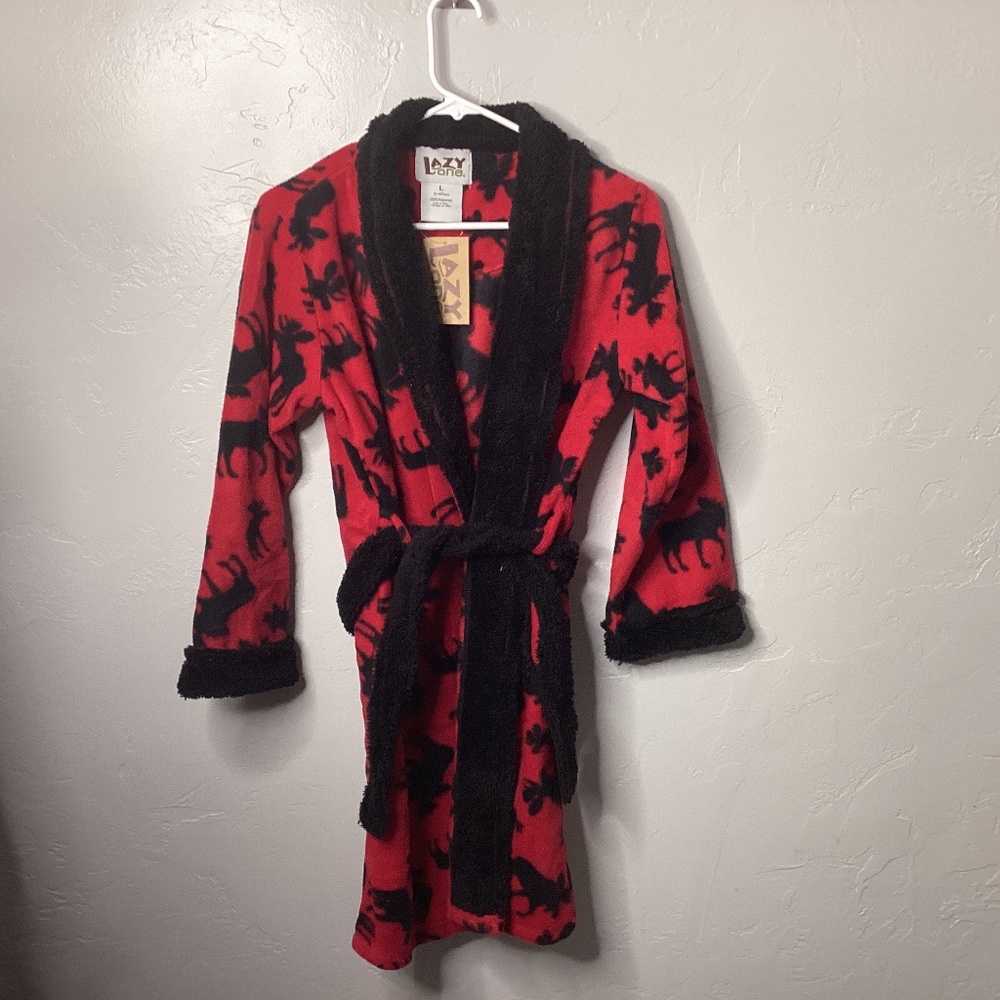 Lazy One Classic Moose Ultra-Cozy Bathrobes